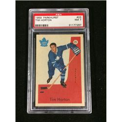 1959 PARKHURST #23 TIM HORTON (NM 7) PSA