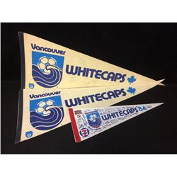 VANCOUVER WHITECAPS AUTOGRAPHED PENNANT LOT