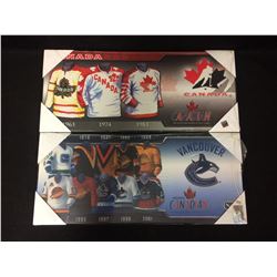 COLLECTIBLE MOLSON CANADIAN HOCKEY WALL PLAQUES (16" X 7")