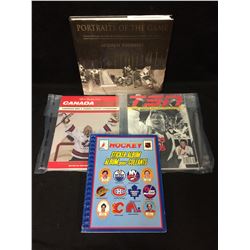 HOCKEY MAGAZINE/ BOOK/ STICKER ALBUM LOT