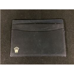 RARE VINTAGE AUTHENTIC LEATHER ROLEX CARD HOLDER LEATHER WALLET # 101.60.03