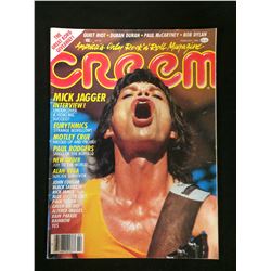 1984 CREEM ROCK N' ROLL MAGAZINE (MICK JAGGER COVER)