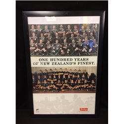 STEINLAGER BEER POSTER FRAMED (24" X 32")