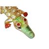 Image 3 : Eye-Catching Vintage 50's Ice Rhinestone Enamel Alligator Crocodile Brooch
