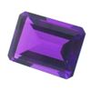 Image 4 : 18.02CT AAA Natural Purple Amethyst Gem Diamond Emerald Cut 16x12MM VVS Gemstone