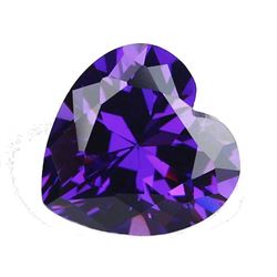9x9MM 4.37CT AAA Natural Purple Amethyst Heart Faceted Cut VVS Loose Gemstone