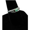 Image 1 : Emerald & Sterling Silver Ring