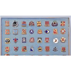 78-u.s. Military Unit Enameled Lapel Pins