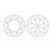 Image 2 : Round 2.5 Ct. Bianco Diamond.