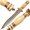 Image 1 : Absolutely Fabulous, Hand-Made Custom Damascus Steel Hunting Dagger. The hundreds of hours of work
