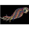 Image 2 : Multi-Color Crystal Parrot Bird Pendant/ Brooch Pin