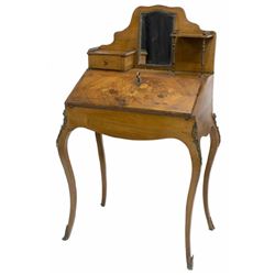 French Louis Xv Style Marquetry Secretary Desk