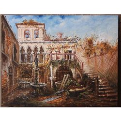 Bernhard Fiedler "STUDENT OF". See Biography. (1818-1904) Oil Painting