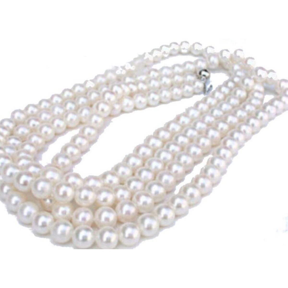 Per String 7-8mm Oyster Pink Near Round Freshwater Pearls Jewellery 60