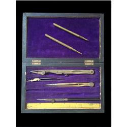 Victorian Architect Draughtsman Case & Pencils