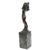 Image 4 : ART NOUVEAU DECO BRONZE NUDE GIRL STATUE FIGURAL FIGURE SCULPTURE STATUE