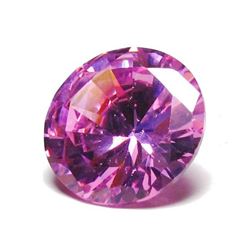 6.5 Ct 10 Mm Loose Round Pink Bianco Diamond
