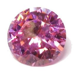 11 Cts 12 Mm Round Sweet Pink Bianco Diamond