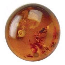 Golden Baltic Amber Aaa Round Cabochon 3.87cts Loose Gemstone