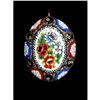 Image 1 : Antique Italian Glass Micro Mosaic Pendant
