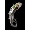 Image 5 : Rainbow Multi-Gemstone Slider Pendant