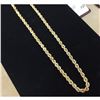 Image 2 : Custom Made 36" 14K Gold Rope Style Braid Necklace