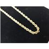 Image 3 : Custom Made 36" 14K Gold Rope Style Braid Necklace