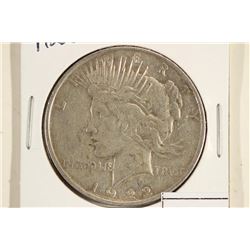 1922 PEACE SILVER DOLLAR