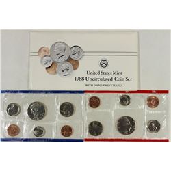 1988 US MINT SET (UNC) P/D (WITH ENVELOPE)