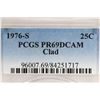 Image 3 : 1976-S WASHINGTON QUARTER PCGS PR69 DCAM