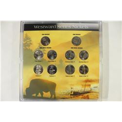 WESTWARD SERIES NICKEL SET CONTAINS: 2004-P & D'S