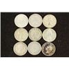Image 2 : 9 ASSORTED CANADA SILVER 10 CENTS