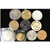 Image 1 : 10 ASSORTED VINTAGE TOKENS ETC...