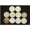 Image 1 : 10 ASSORTED CANADA SILVER 10 CENTS