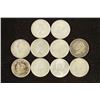 Image 2 : 10 ASSORTED CANADA SILVER 10 CENTS