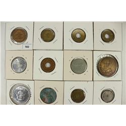12 ASSORTED TOKENS