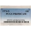 Image 3 : 1974-S ROOSEVELT DIME PCGS PR69 DCAM
