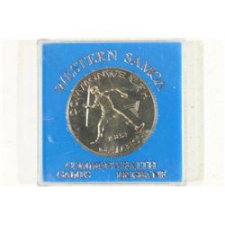 1982 WESTERN SAMOA UNC DOLLAR COMMONWEALTH
