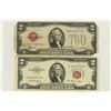 Image 1 : 1928-D & 1953 $2 US NOTES RED SEALS