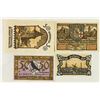Image 1 : 4 PIECES OF EARLY GERMAN NOTGELDS 1920-50 PFENNIGS