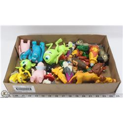 FLAT OF ASSORTED COLLECTOR TOYS INCL LION KING,