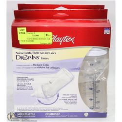 2 PLAYTEX NURSING BOTTLES FOR DROP IN LINERS