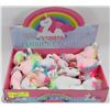 Image 1 : RETAIL DISPLAY OF UNICORN PLUSH KEYCHAINS