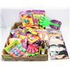Image 1 : LARGE FLAT OF KIDS FUN INCL FAKE MOUSTACHES,