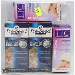 BAG OF FERTILITY FRIENDLY PERSONAL LUBRICANT