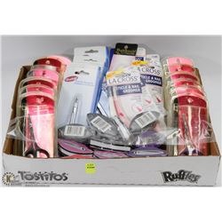 FLAT OF ASSORTED GROOMING SUPPLIES