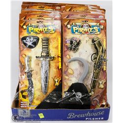 FLAT OF ASSORTED PIRATE PLAY SETS