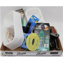 FLAT OF DOG ACCESSORIES