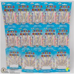 BUNDLE OF ASSORTED BIRTHDAY CANDLES