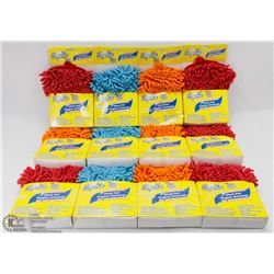 LOT OF 12 SPARKLE MICROFIBER WASH PADS